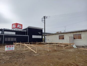 モデルハウス基礎工事