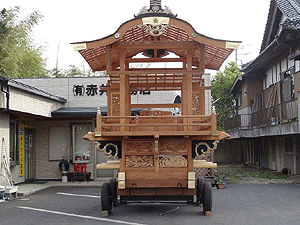 「田宿町の山車」を造りました